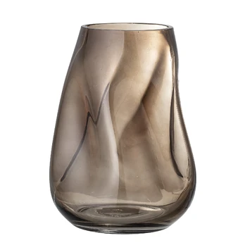 Bloomingville - Ingolf Vase H26 cm - Brown Glass