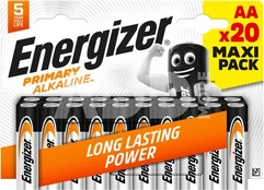 Energizer battery Primary Alkaline AA CHP20 kaina