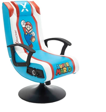 X Rocker Nintendo Super Mario Audio raudona sėdynė