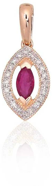 Auksinis pakabukas su deimantais Diamond Sky "Alexandria V"