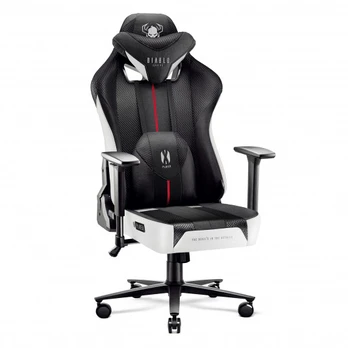 Gaming Chair Diablo X-Player 2.0 Textile King Size: white-black