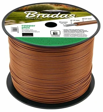 Ritė su vielute Bradas Copper Plus, 5000 cm, oranžinė