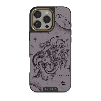 Virgo - iPhone 16 Pro Max Case, Elite Dark (MagSafe) / Gold / Purple