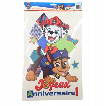 PAW PATROL lipdukas su personažais
