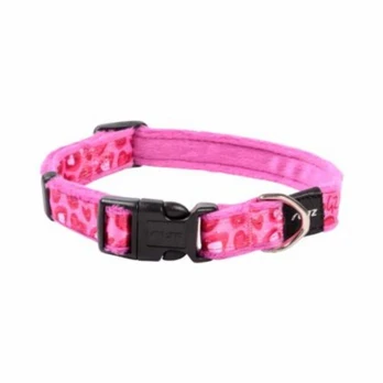 Rogz antkaklis Wild Heart minkštas 26-40cm M