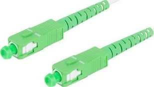 LANBERG šviesolaidinis patchcord SM SC/APC-SC/APC simplex 35m LSZH g657b3 3.0mm baltas