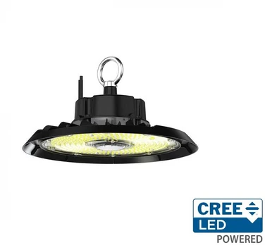 150W LED UFO sandėlio šviestuvas, juodas, 6500K, CREE LED chip