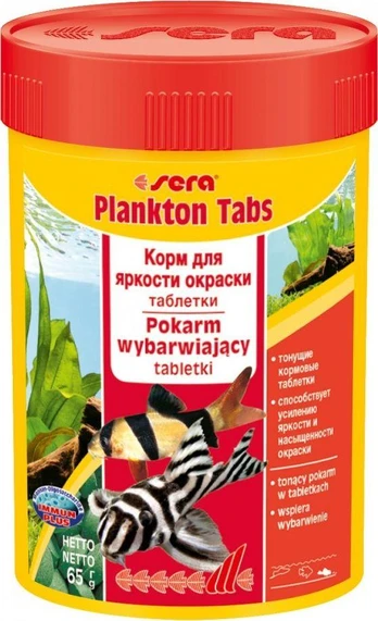 Sera Planktonas Tablečių pobūdis 100 ml - dažymo tabletės