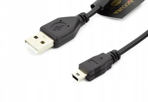 Accura mini USB 1.8m juoda