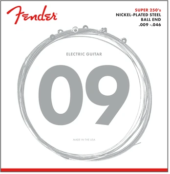 Stygos el. gitarai Fender Super 250's .009 - .046