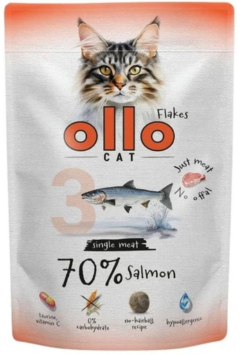 Ollo saszetka nr 3 kot Łosoś 85 g