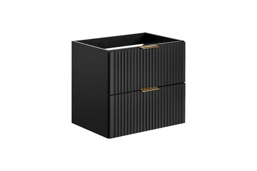 Vonios spintelė COMAD ADEL BLACK 82-60-B-2S, juoda