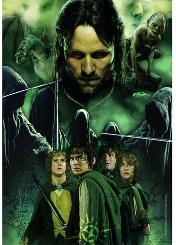 Clementoni CLE puzzle 1000 Compact TheLordOfTheRings 39963