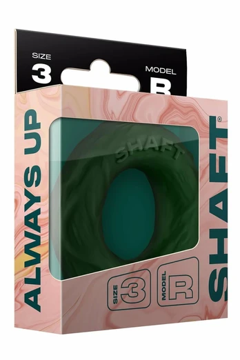 SHAFT C-RING Model R Large Green Flexiskin™ Liquid Silicone 5.8 cm