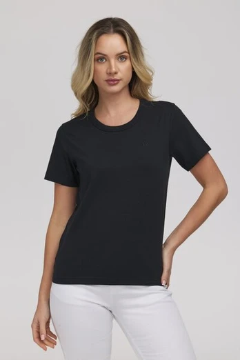 Marškinėliai moterims D LOLLY 1160 BLACK