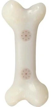 Žaislas šuniui kaulas Flamingo, 21 cm, baltas
