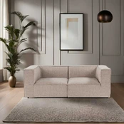 2 vietų sofa Sora 2 - Sand rusvai gelsvas kaina