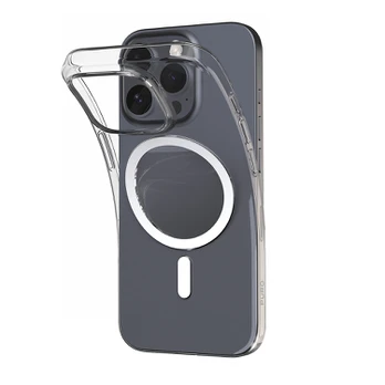 Puro silikoninis dėklas iPhone 16 Pro Max“ - permatomas