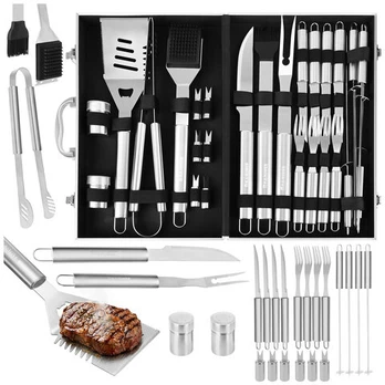 Grilio įrankių rinkinys lagamine Rivex G57