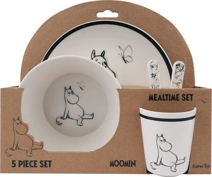 Moomin - Mealtime Set Sketch RPET - Child-sized