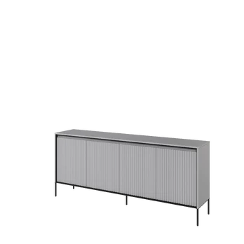 Komoda TREND TR4SC-V2, pilka/juoda