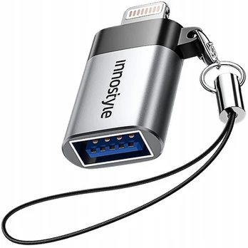 INNOSTYLE ADAPTERIS USB-A 3.0 Į „LIGHTNING“ IPHONE IPAD 3A OTG