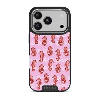 Coral Reef - iPhone 17 Pro Case, Elite Dark (MagSafe) / Silver