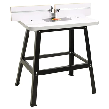 Frezavimo stalas, 81x61x88cm, plienas ir mdf