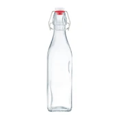 Ambition stiklinis butelis su užsegimu Basic, 500 ml, 1 vnt. kaina