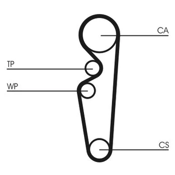CONTI CT 729 Timing belt
