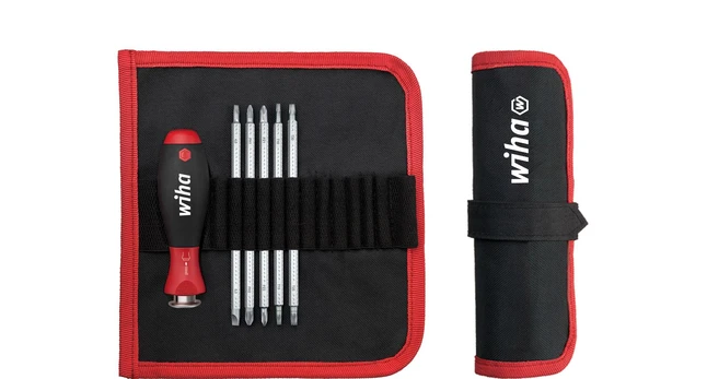 Wiha Screwdriver with interchangeable blade set SYSTEM 6 assorted 6-pcs. (32298)
