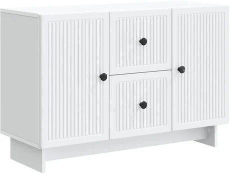 Kabalas su stalčių Balta 89 x 34,5 x 60 cm Apdirbta mediena