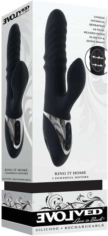 Šildymo vibracija Evolved Juoda