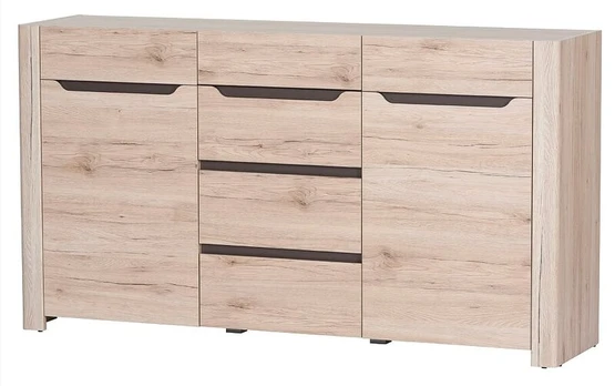 Komoda Desjo 10, ąžuolo spalvos