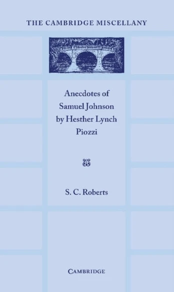 Anecdotes of Samuel Johnson