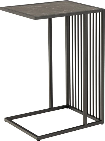 Kavos staliukas Strington, juodas, 43 cm x 35 cm x 63 cm
