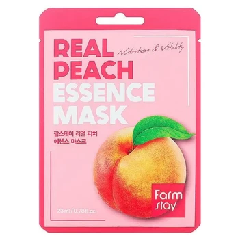 Farmstay – Real Peach Essence Mask, 23ml