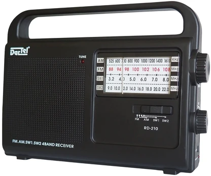 Radio Dartel Nešiojamas RD-210 juodas