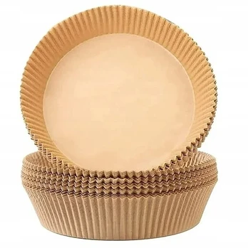 Air Fryer Paper Tray Popierius gruzdintuvei be riebalų Air Fryer įdėklai Airfryer Ø 20cm 100x