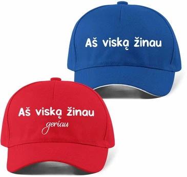 Kepuraičių komplektas "Viską žinome"