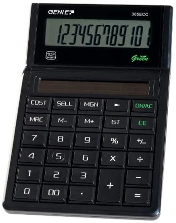 Kalkulator Genie GENIE Taschenrechner 305 ECO (blauer Engel)