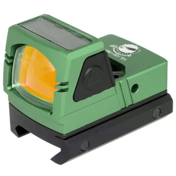 JJ Airsoft xForce Mini Solar Powered Green Kolimatorinis taikiklis