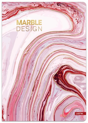 Knyga-sąsiuvinis A4 96lap 70g linija MARBLE