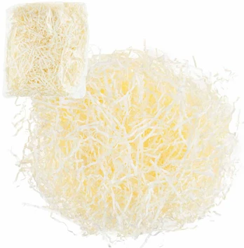 Rafija dovanų pakavimui, kreminė, 50 g.