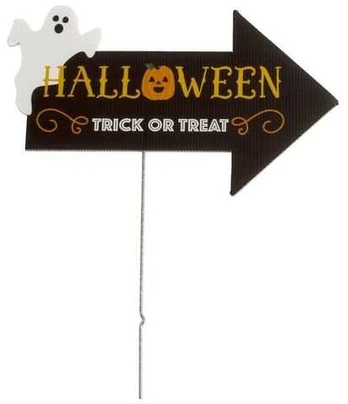 Hisabjoker Ab Trick or Treat skilt
