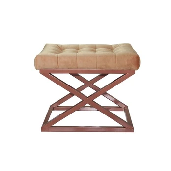 Pouffe Capraz - Copper, Yellow