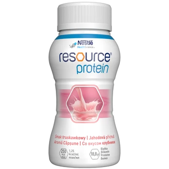 Braškių skonio gėrimas RESOURCE PROTEIN, 4 x 200 ml