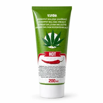 Virde Hot šildantis kanapių balzamas sąnariams ir raumenims, 200 ml