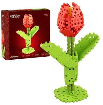 Marioinex *****Klocki waffle mini Garden Tulipan 09980