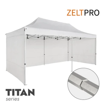Greito pastatymo palapinė 4x8 Balta Zeltpro TITAN